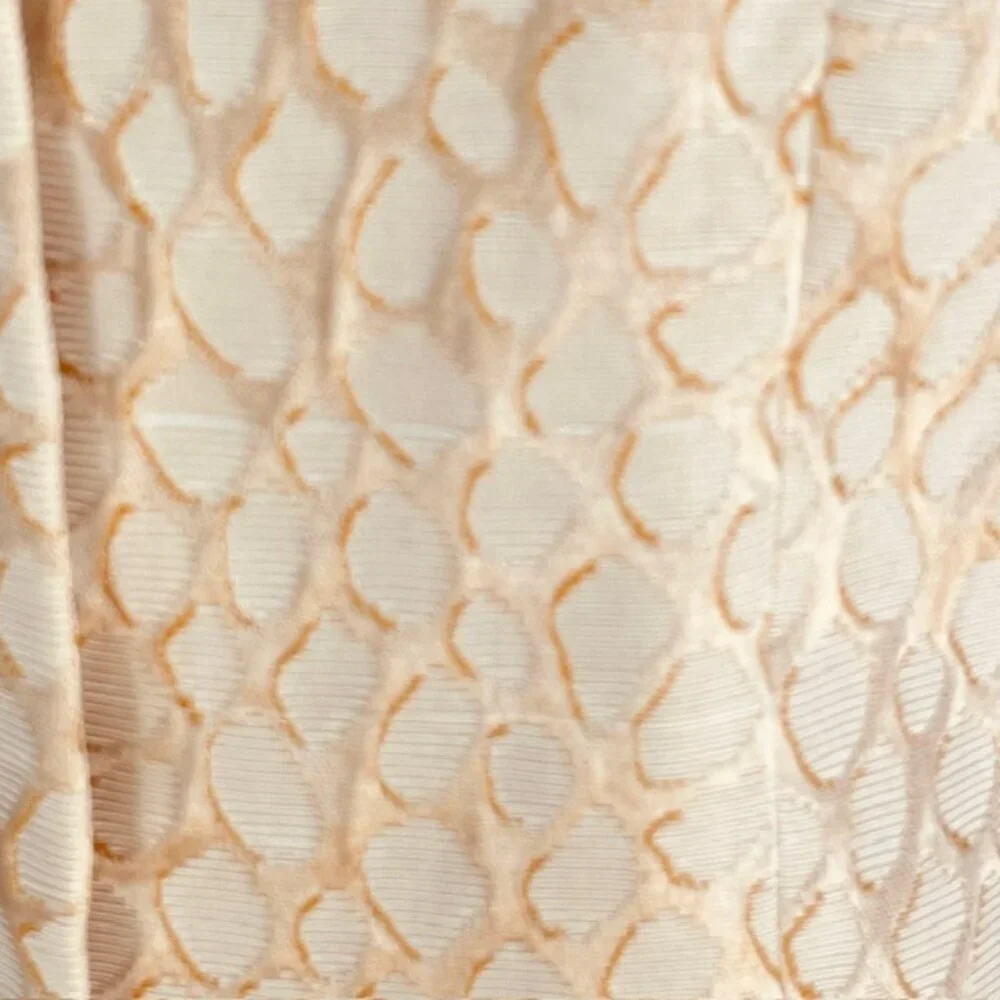 Lillie Rubin Vintage Jacket Dress Set Champagne Brocade 2-Piece Suit Small - Picture 4 of 14